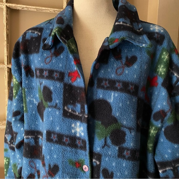 Vintage Fleece Shacket from 90s - Picture 2 of 5